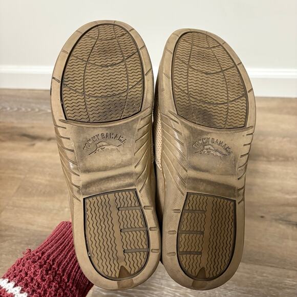 Tommy Bahama Men's Tan  Leather Loafers Size 9M - Picture 7 of 9